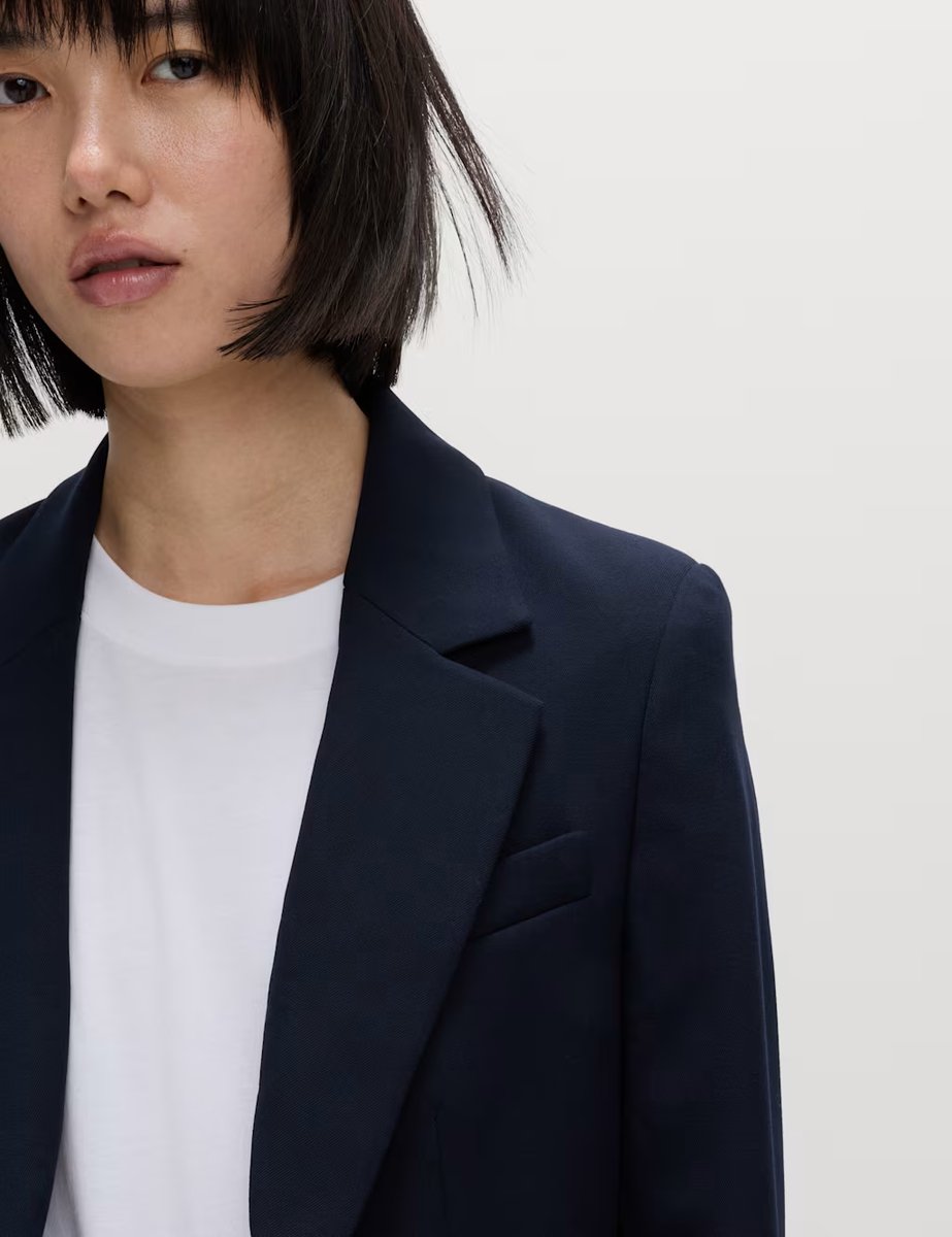 Marks & Spencer M&S Single Breasted Blazer Dark Navy - 3