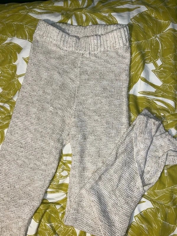 ASOS ASOS luxe knit beach flares trousers - 2