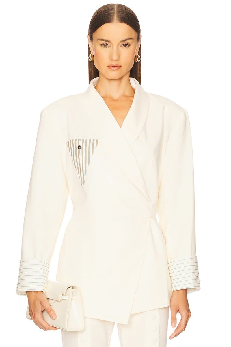 revolve Novela Linen Blazer