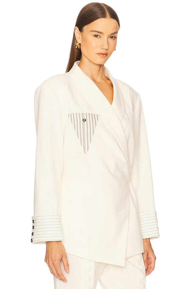 revolve Novela Linen Blazer - 2