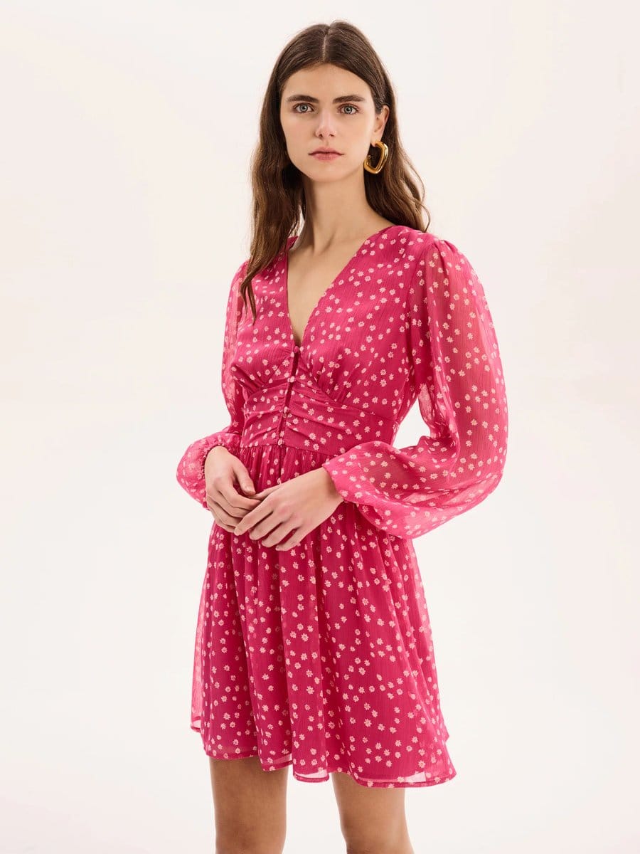 OMNES Vanessa Dress in Pink - 4