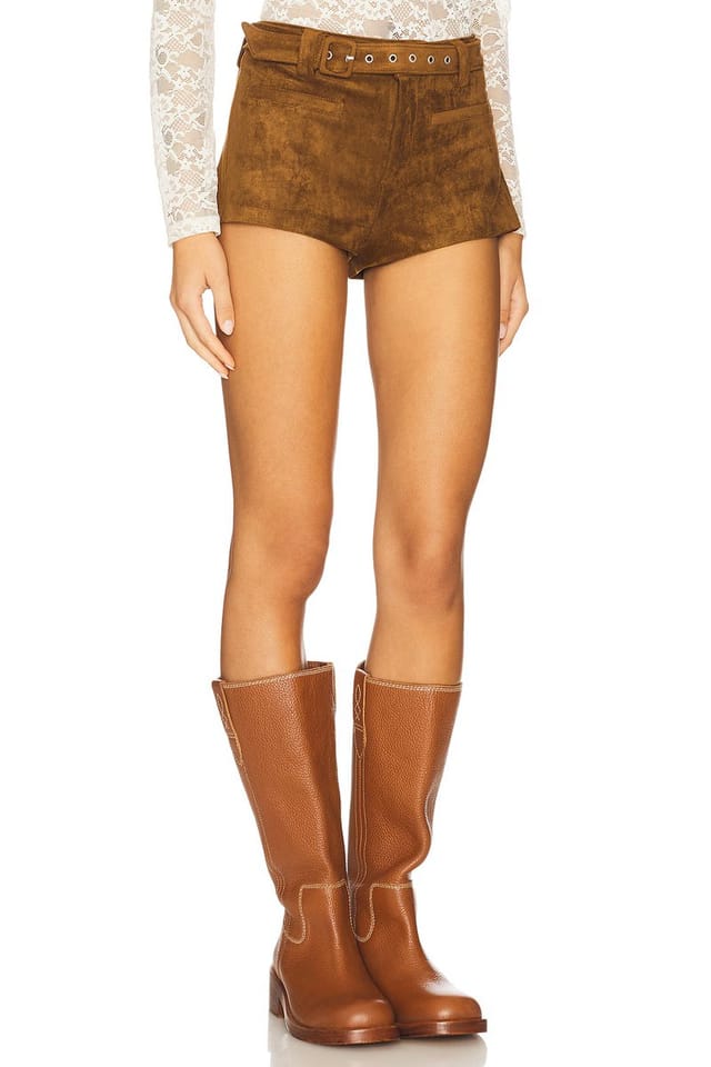 revolve Faux Suede Hot Short - 2