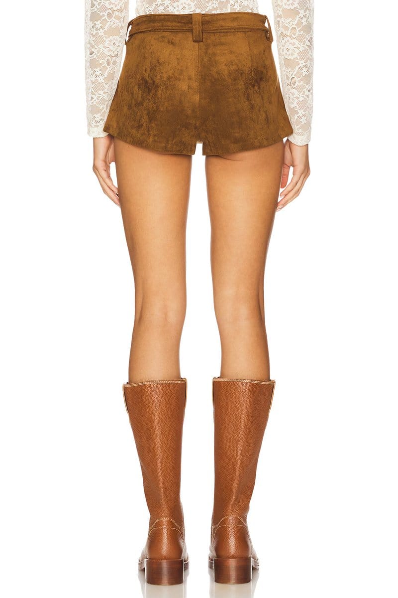 revolve Faux Suede Hot Short - 4