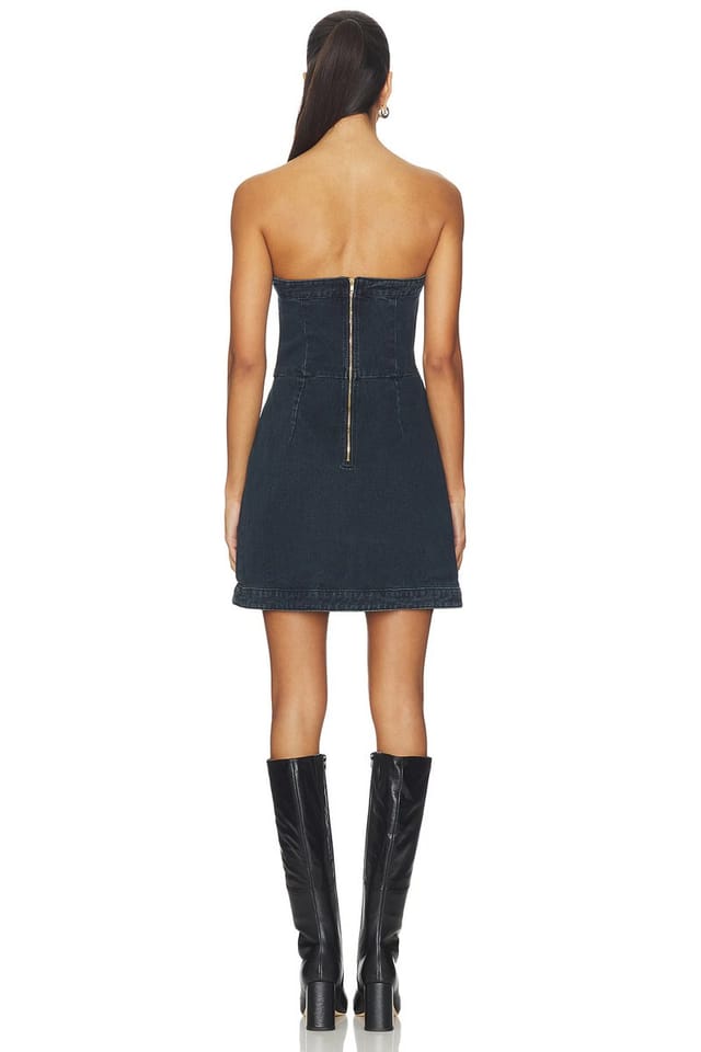 revolve Nomi Denim Mini Dress - 3