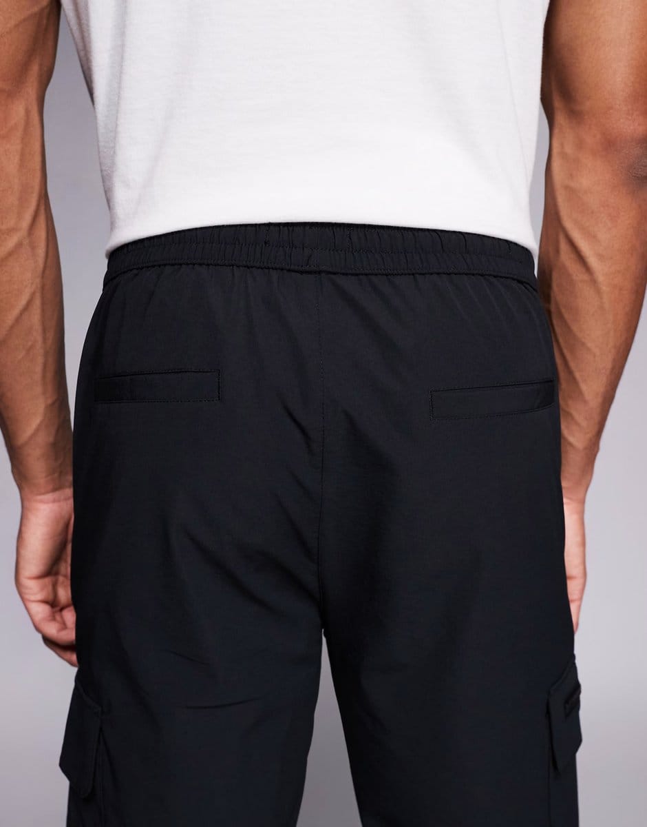 ASOS River Island skinny cargo trouser in black - 4