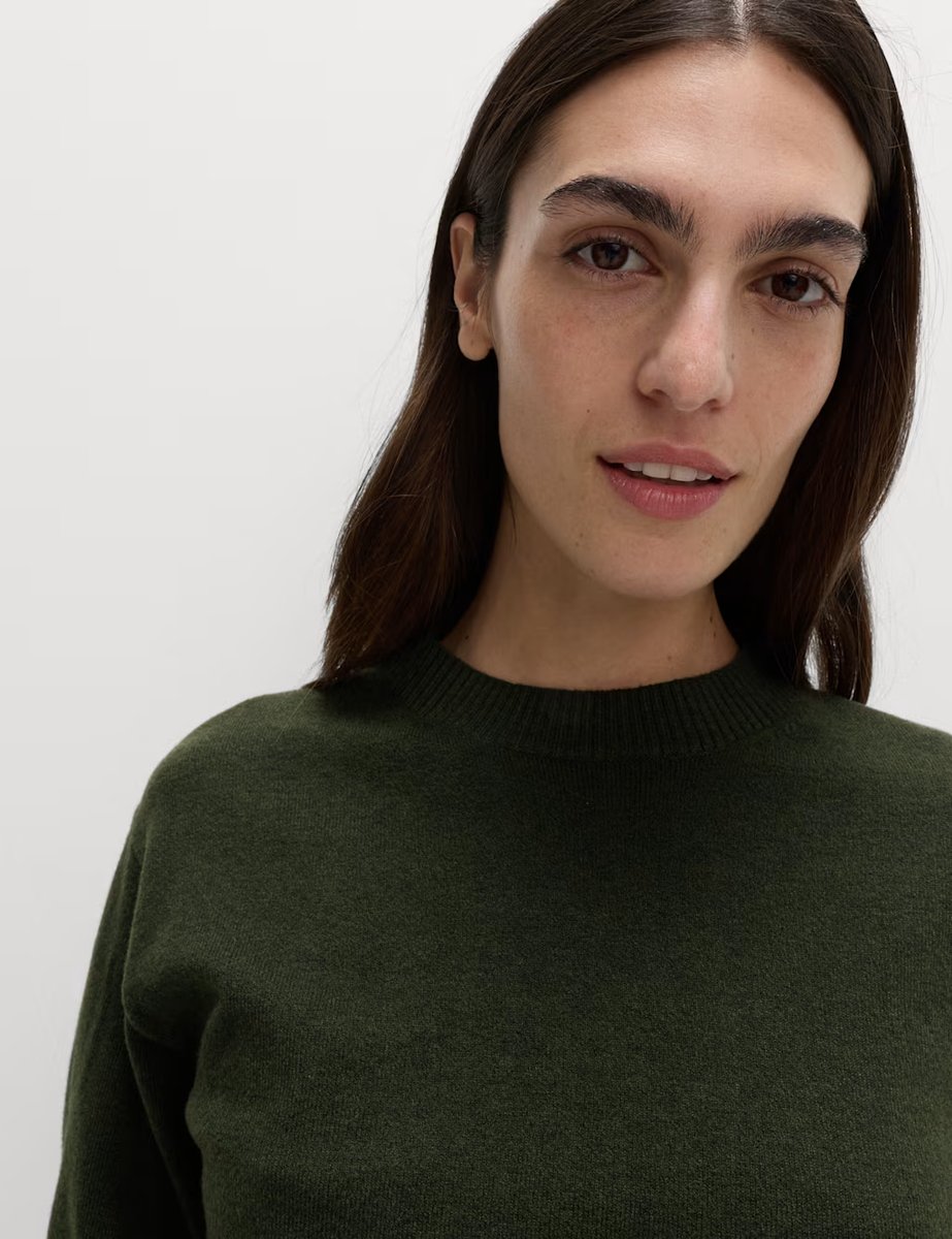 Marks & Spencer M&S Air-Yarn Crew Neck Jumper Holly - 3