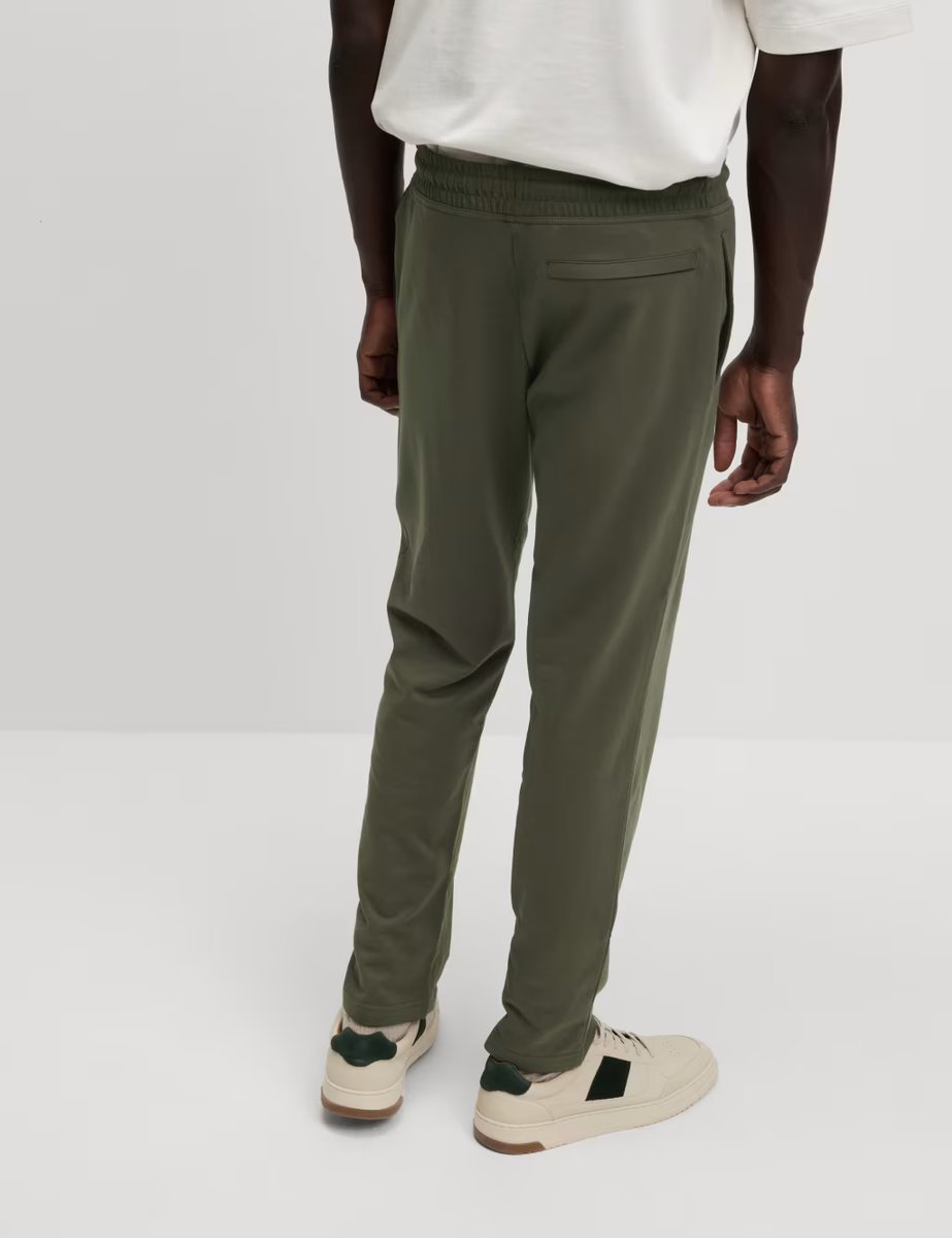 Marks & Spencer M&S Cotton Rich Straight Leg Joggers Medium Brown - 4