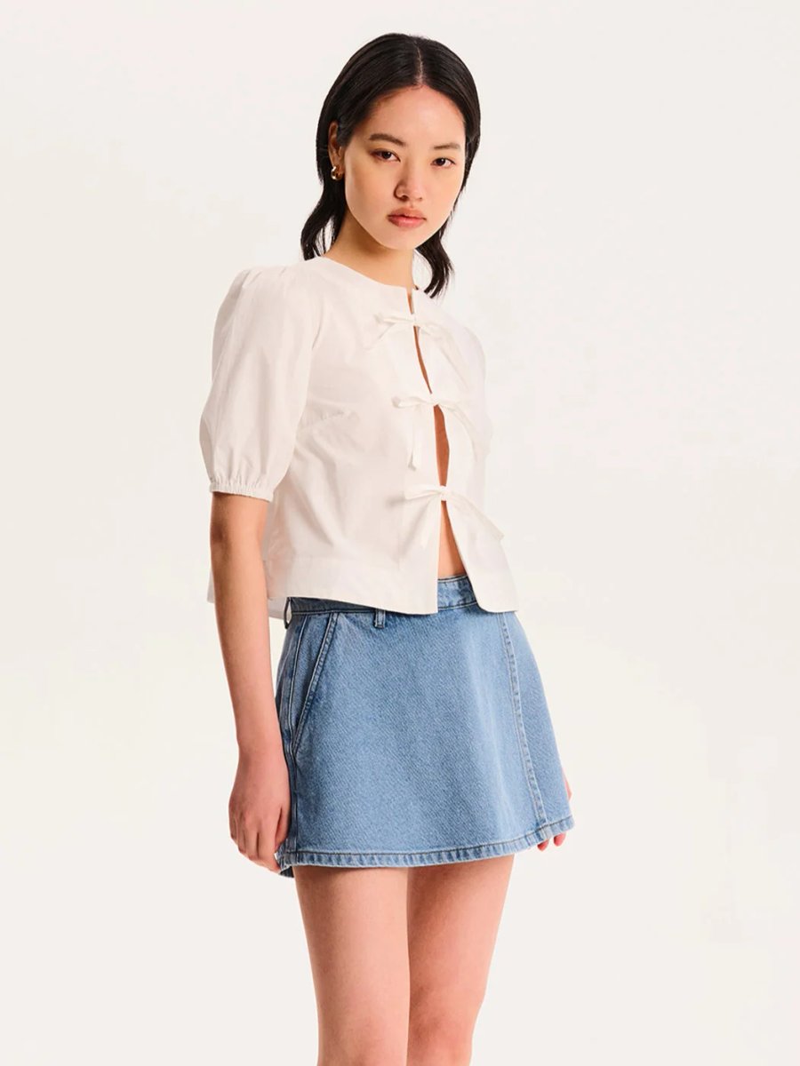 OMNES Parker Short  in Light Wash - 2