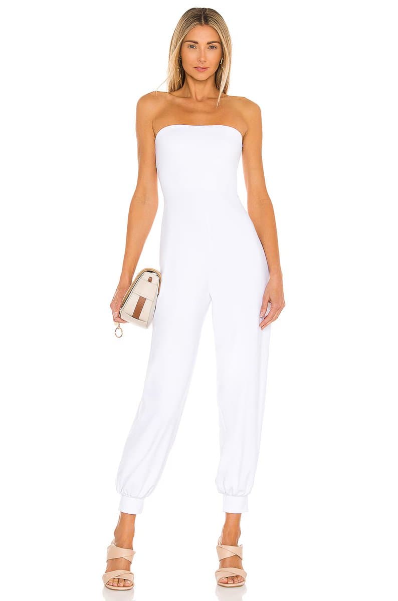 revolve Strapless Cuffed Ankle Jumpsuit