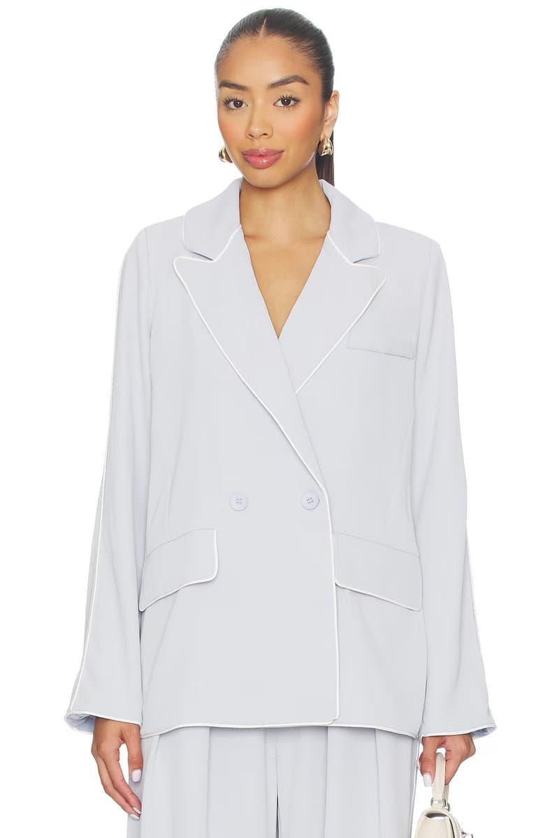 revolve Revolve Lyns Blazer in Powder Blue
