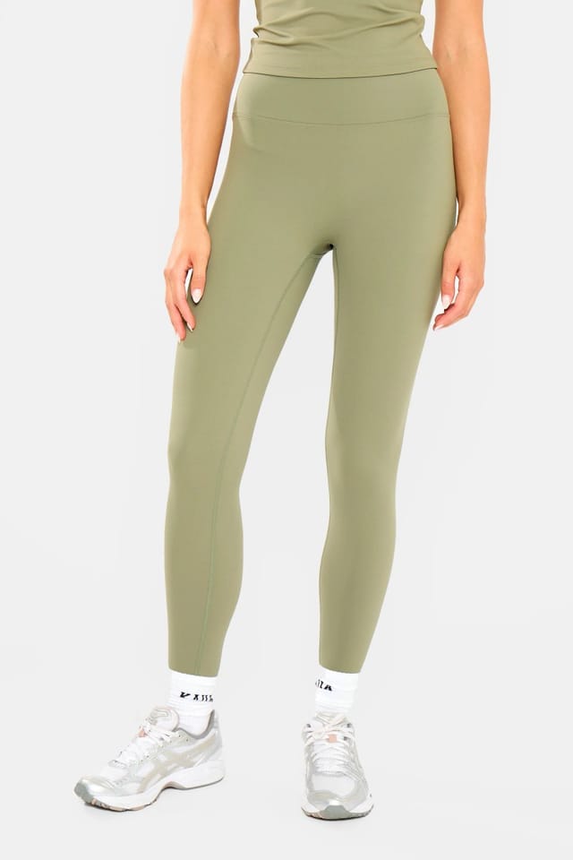 Kaiia Kaiia Sculpt Leggings Khaki - 2