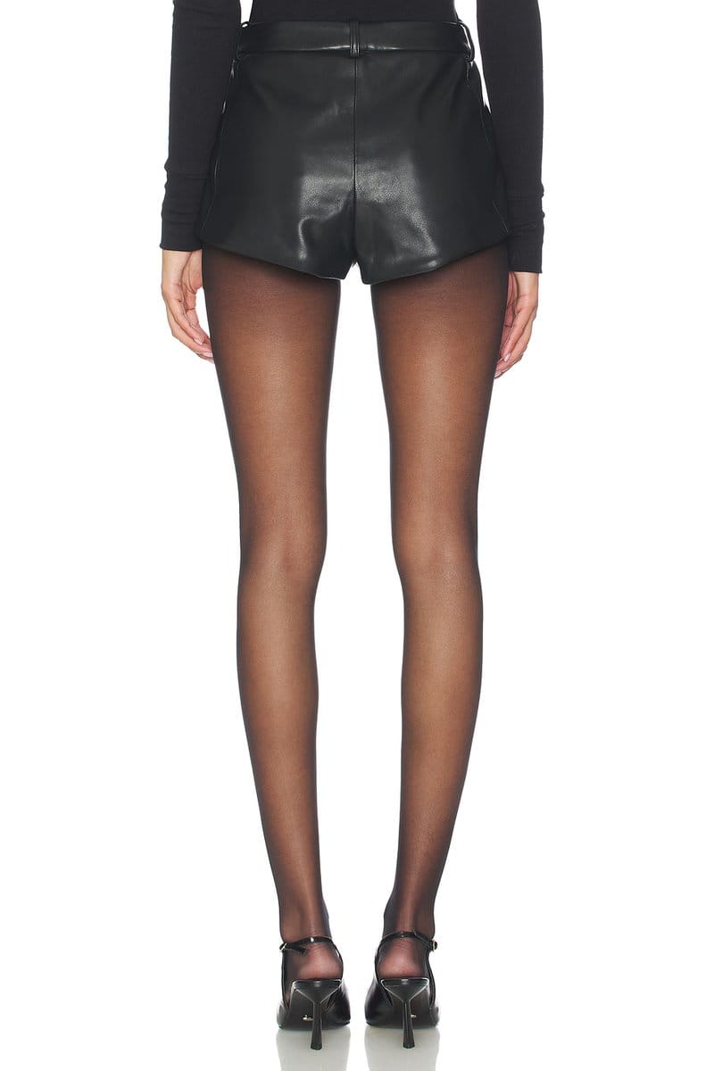 revolve Delaney Faux Leather Micro Short - 4
