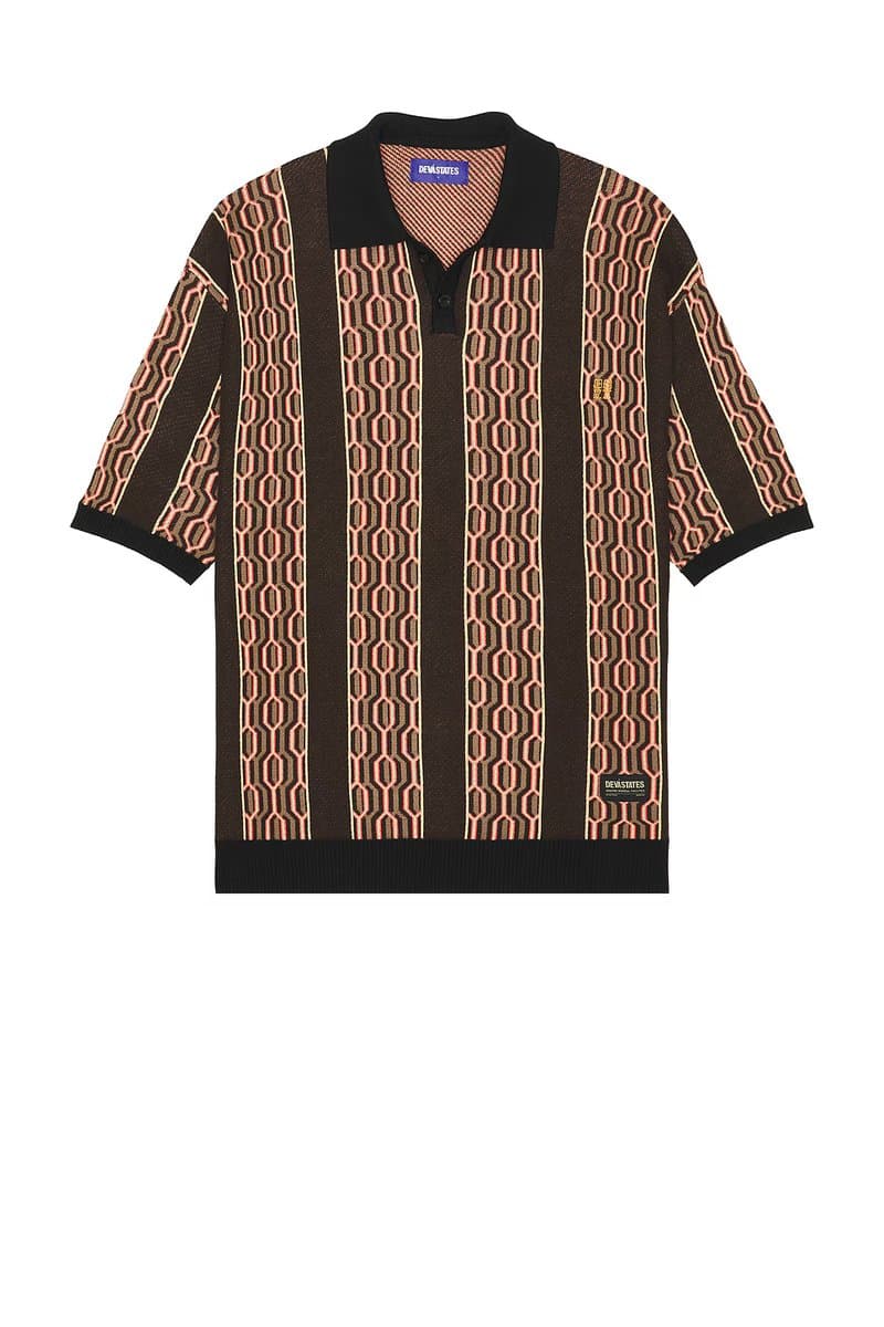 revolve Hexagons Knitted Polo