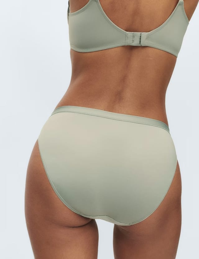 Marks & Spencer M&S 3pk Amelia Lace High Leg Knickers Soft Green - 3