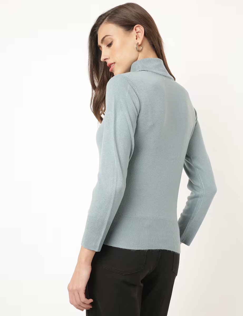 Marks & Spencer M&S Supersoft Roll Neck Jumper Petrol - 2