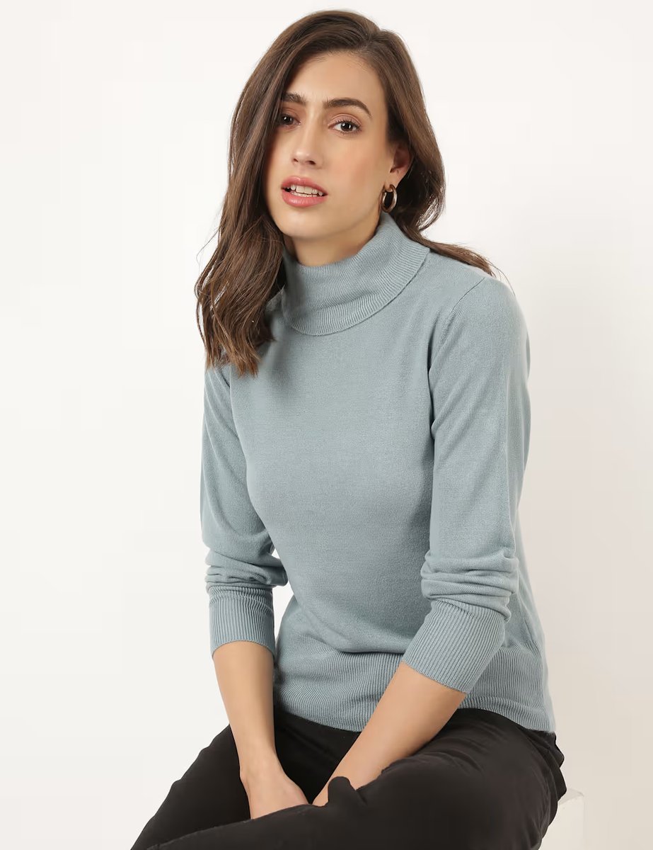 Marks & Spencer M&S Supersoft Roll Neck Jumper Petrol - 3