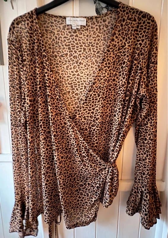 Never Fully Dressed Never Fully Dressed Leopard Print Blouse