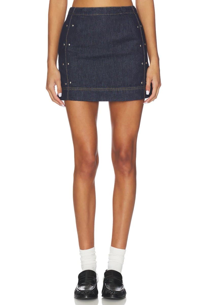 revolve Hadley Denim Mini Skirt