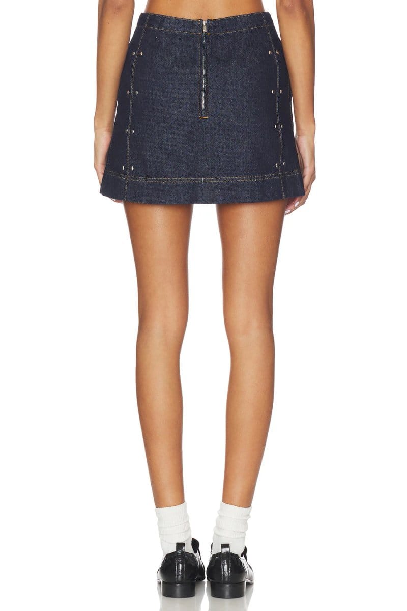 revolve Hadley Denim Mini Skirt - 4