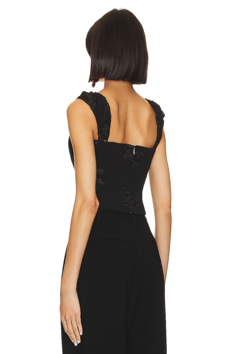 revolve Yvanna Embroidered Corset Top - 3