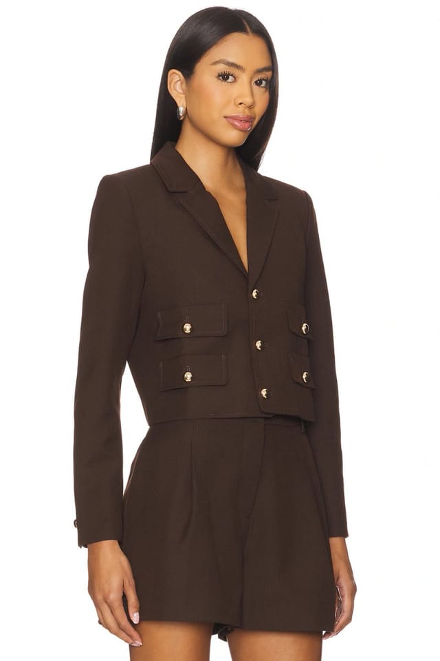 revolve Marie Cropped Blazer - 2