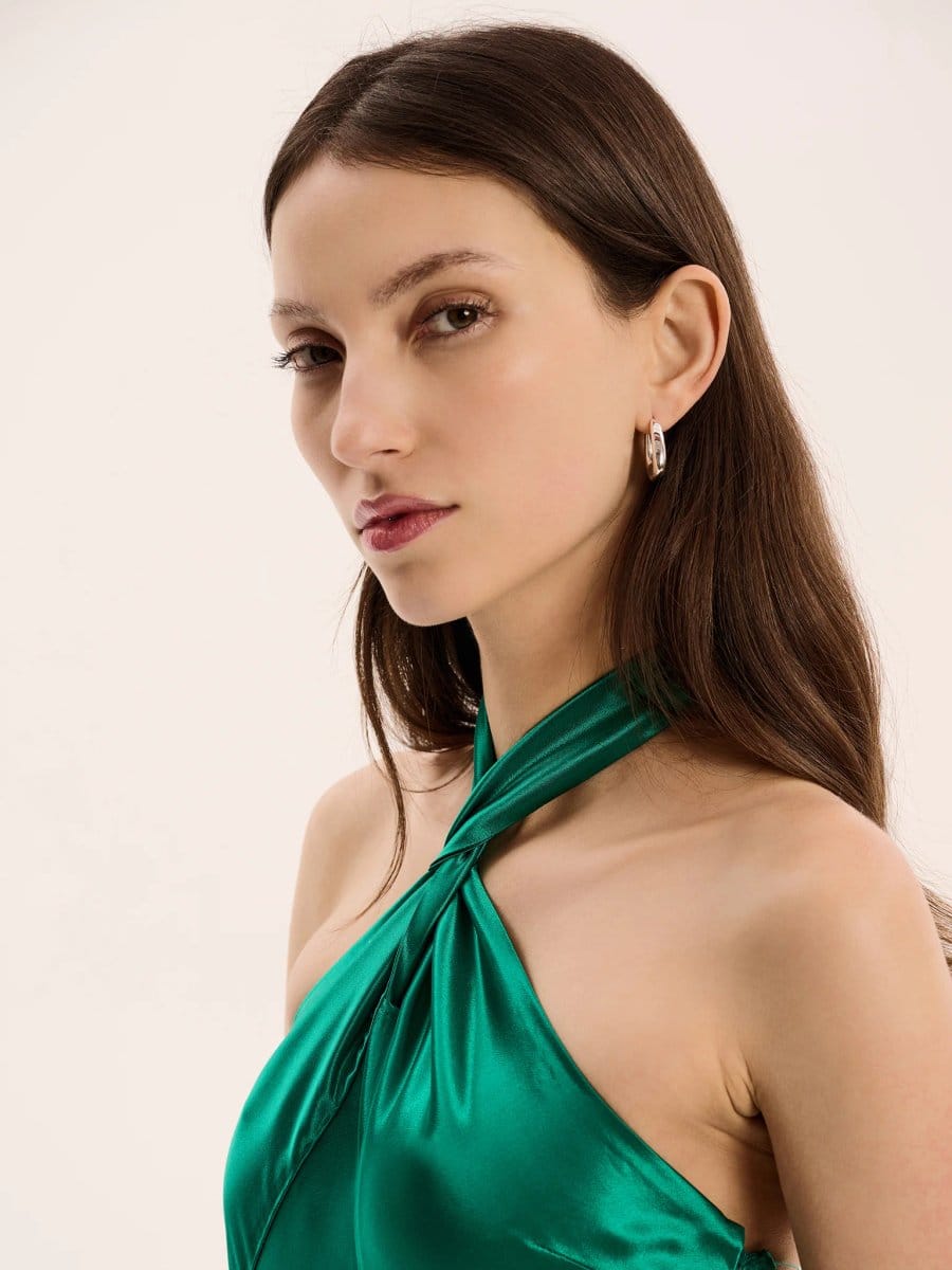 OMNES Arles Dress in Green - 4