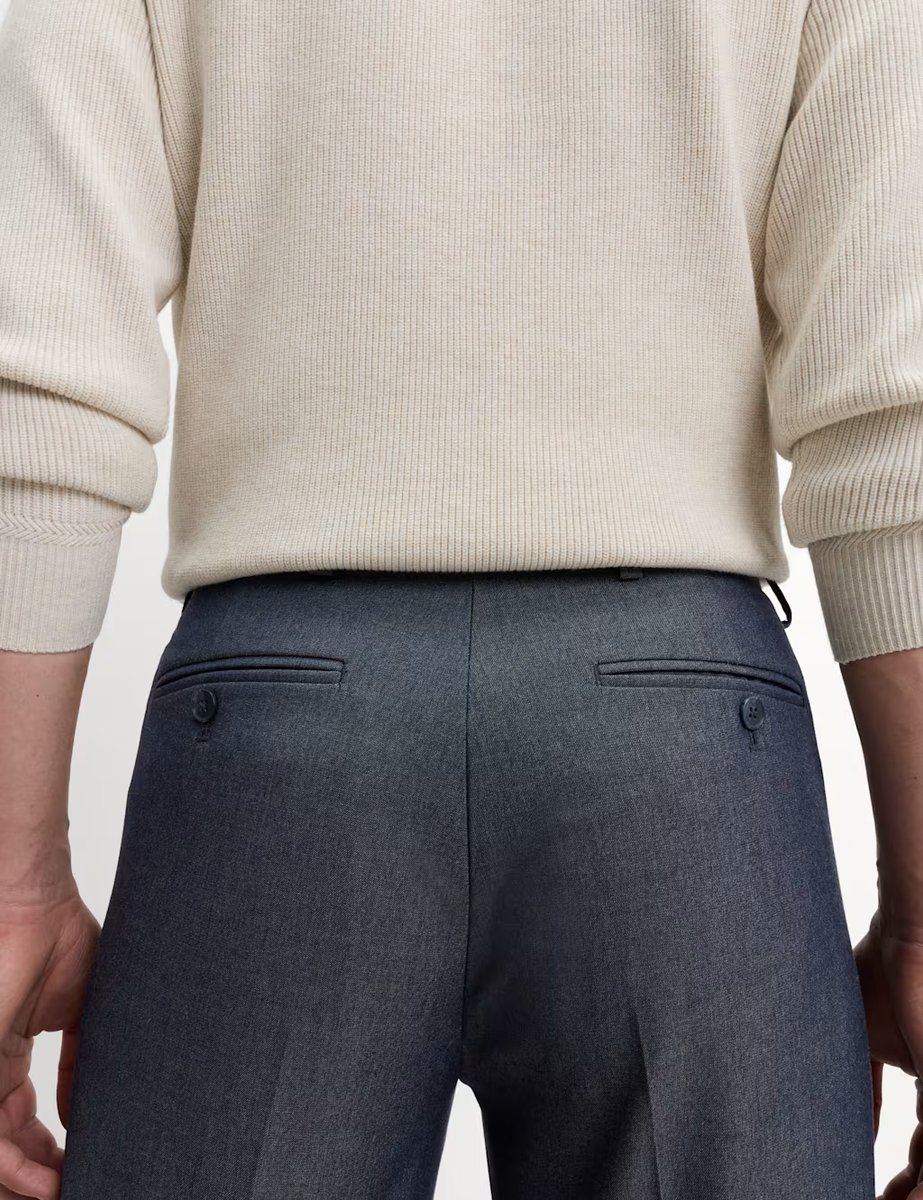 Marks & Spencer M&S Tailored Fit Trousers Denim - 4