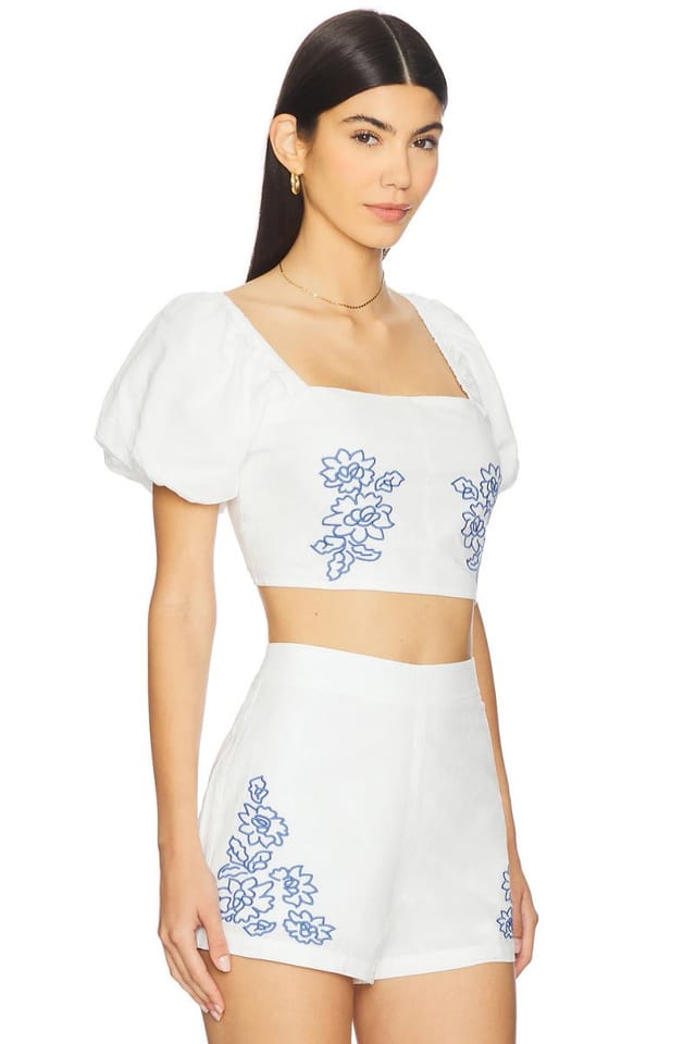 revolve Sonnet Embroidered Top - 2