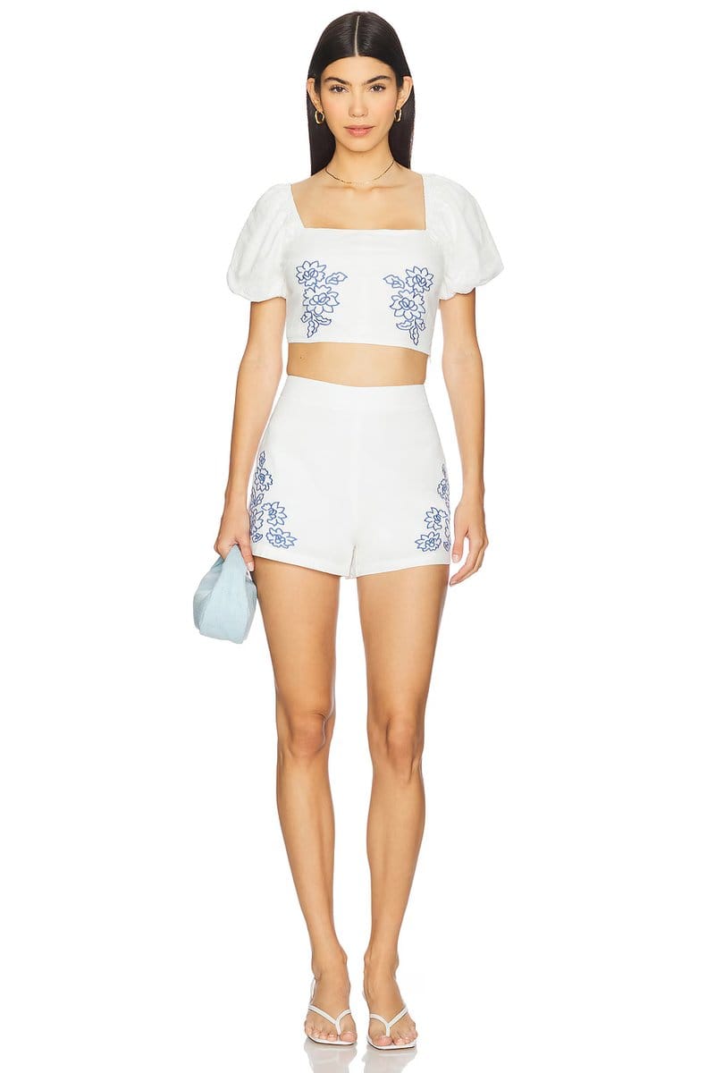 revolve Sonnet Embroidered Top - 4