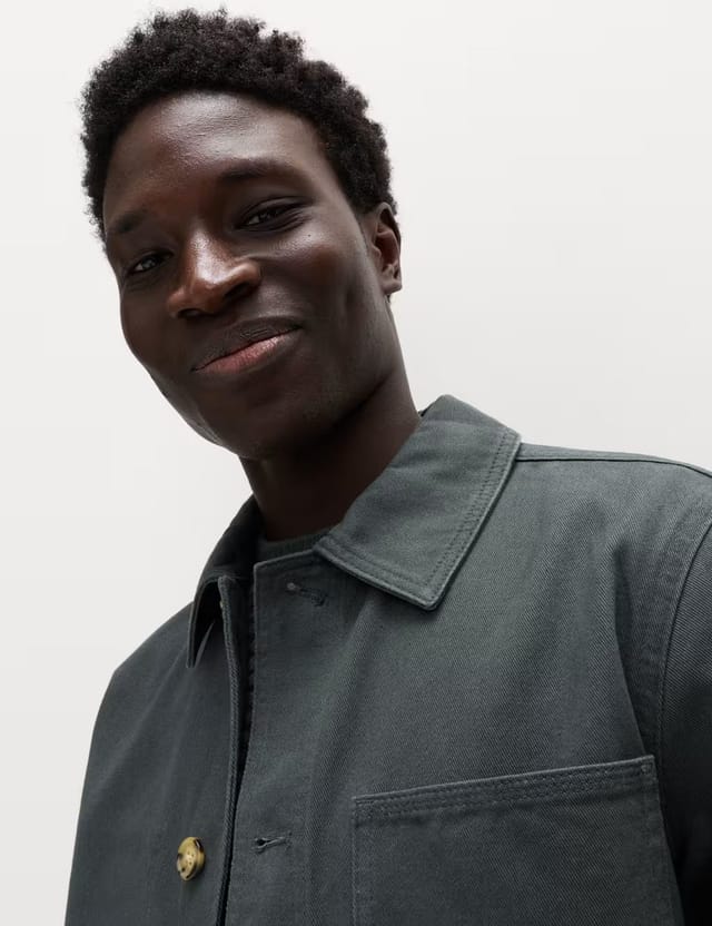 Marks & Spencer M&S Pure Cotton Chore Jacket Cedar - 2