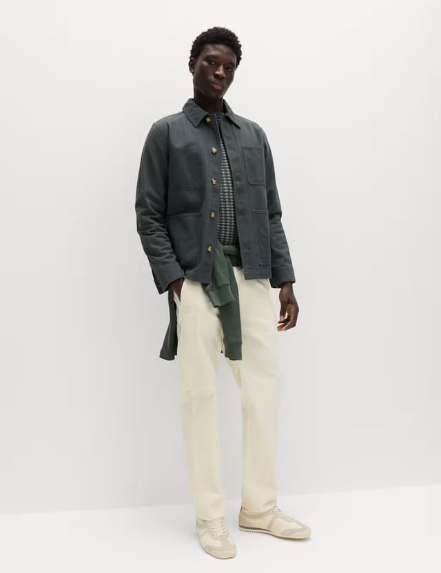 Marks & Spencer M&S Pure Cotton Chore Jacket Cedar - 3