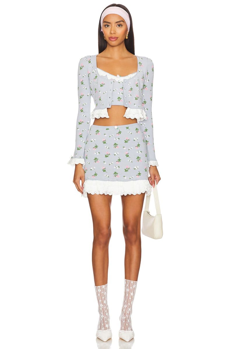 revolve Amalia Knit Crop Top - 4