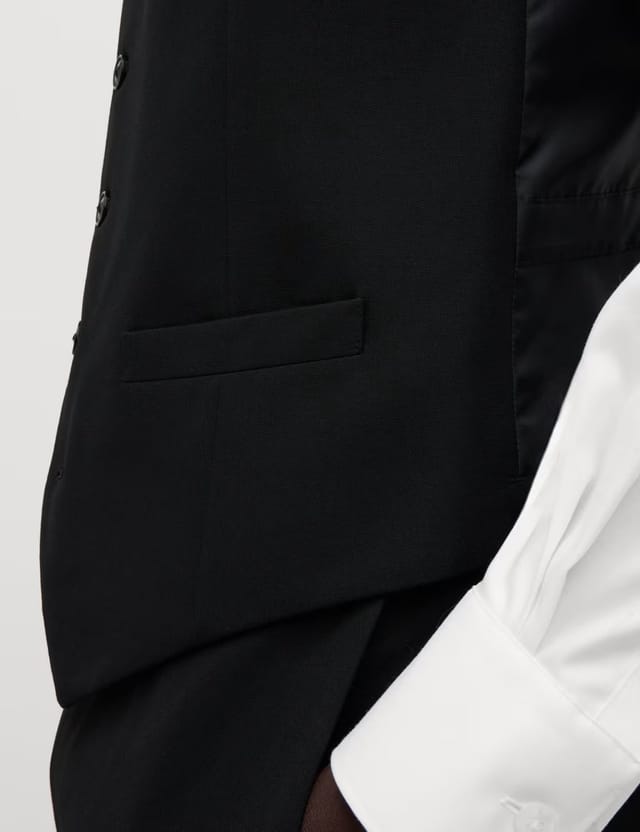 Marks & Spencer M&S Regular Fit Machine Washable Waistcoat Black - 2