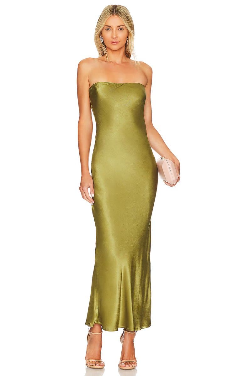 revolve x REVOLVE Angel Strapless Midi Dress