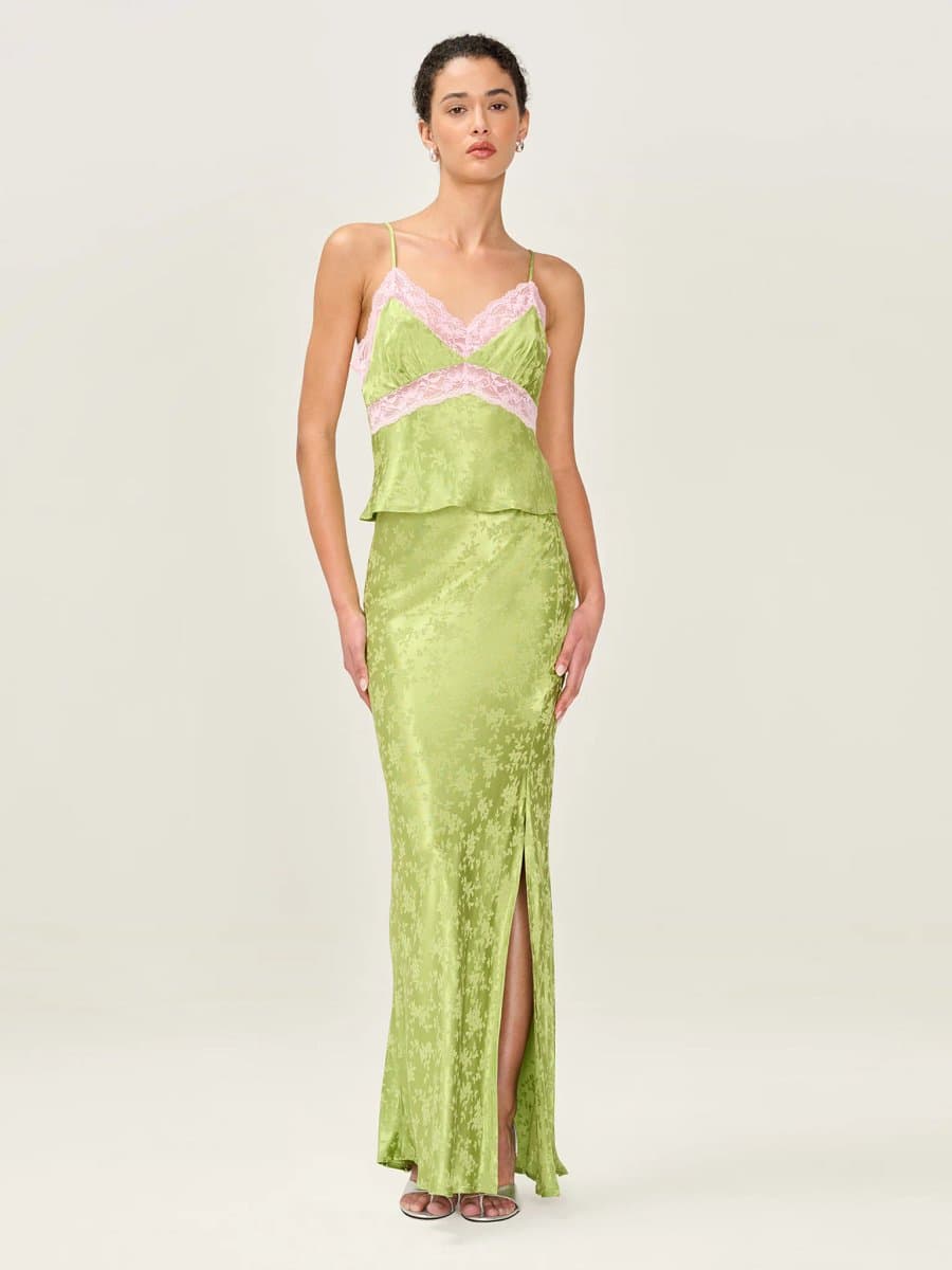 OMNES Fenella Skirt in Lima Bean