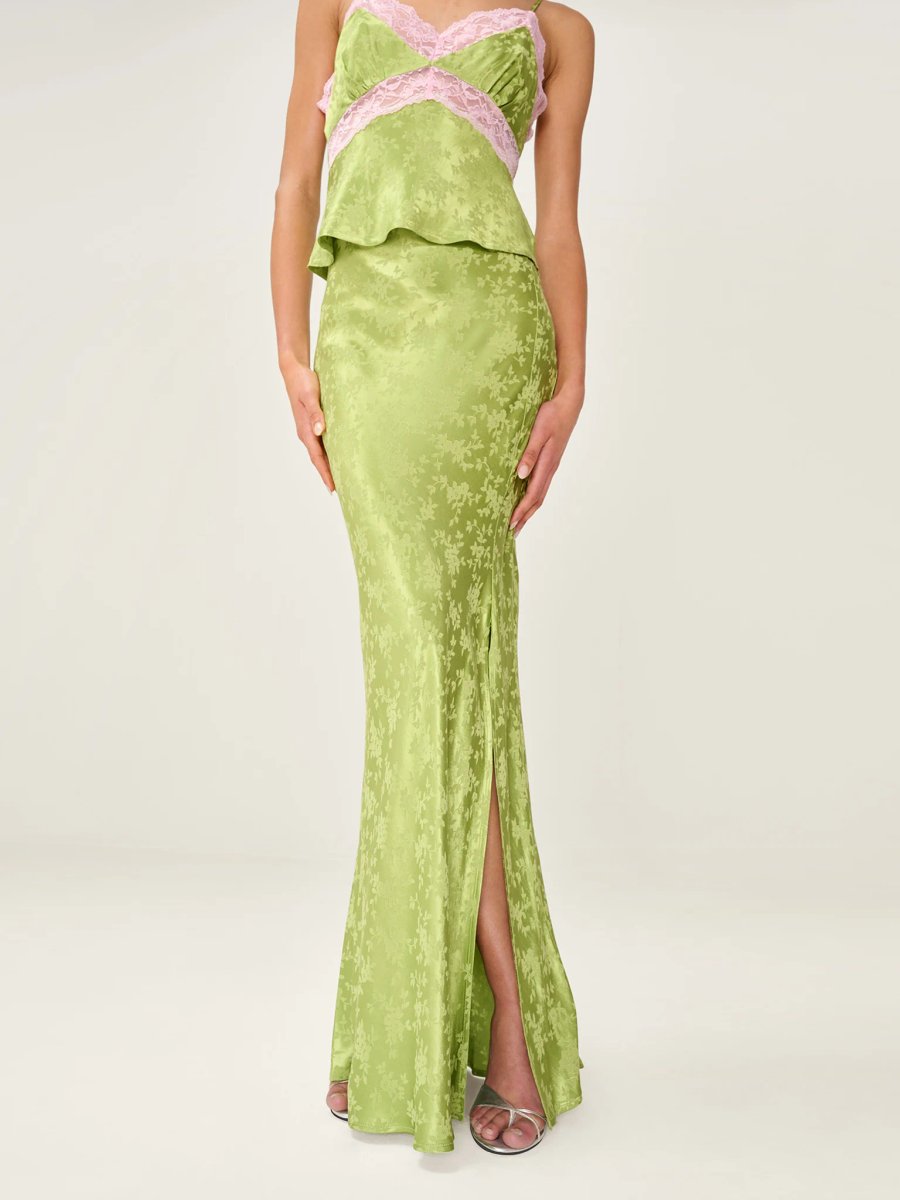 OMNES Fenella Skirt in Lima Bean - 2