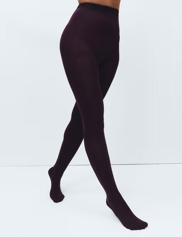 Marks & Spencer M&S 3pk 60 Denier Body Sensor™ Tights Dark Claret - 3