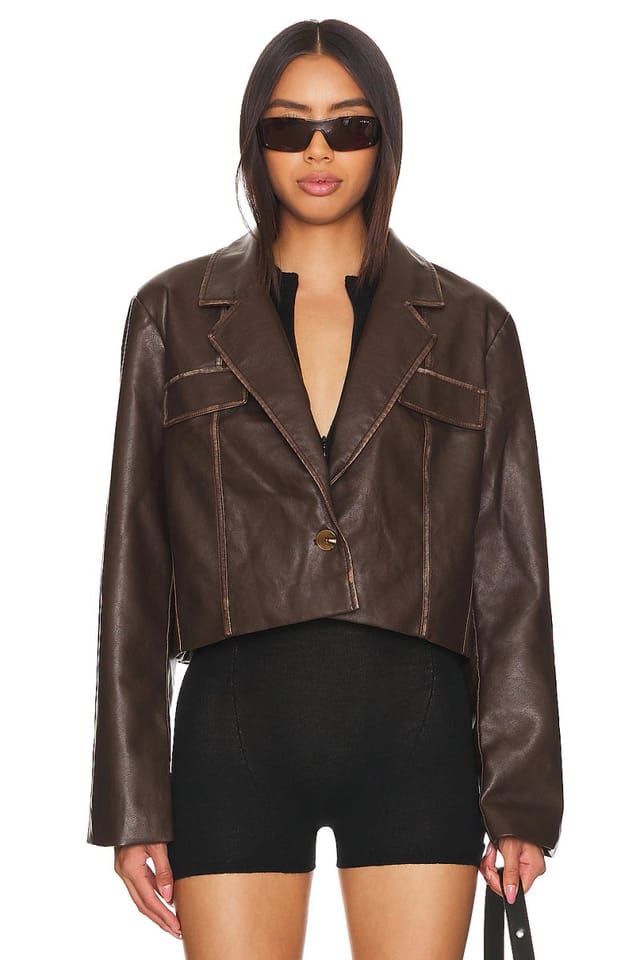 revolve Blakely Faux Leather Jacket - 2