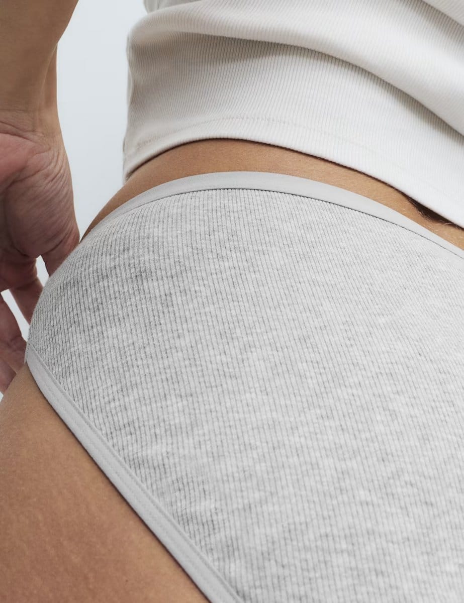 Marks & Spencer M&S 2 Pack Heavy Absorbency High Leg Period Knickers Grey Mix - 4