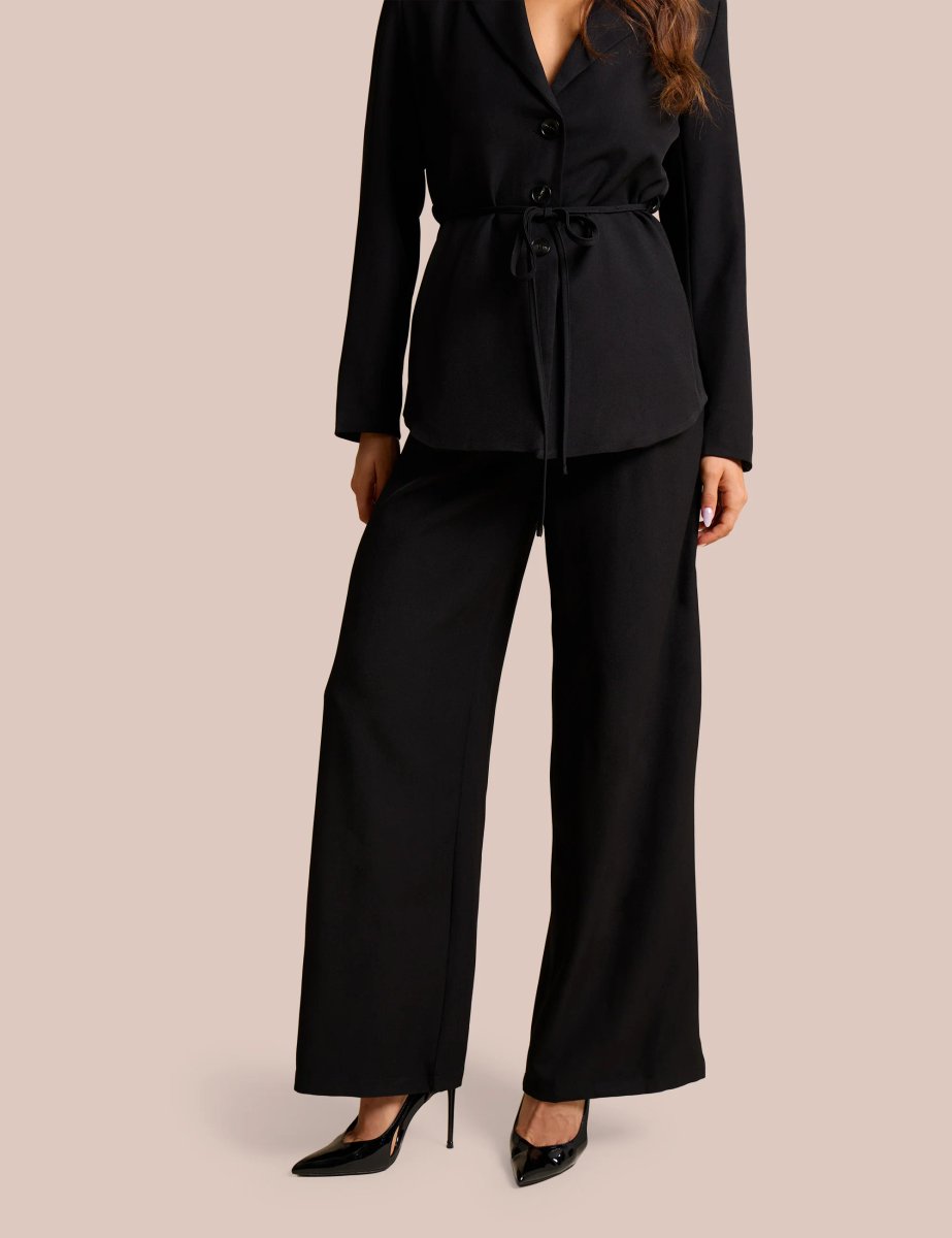 Public Desire High Waist Tailored Wide Leg Trouser Black - 4