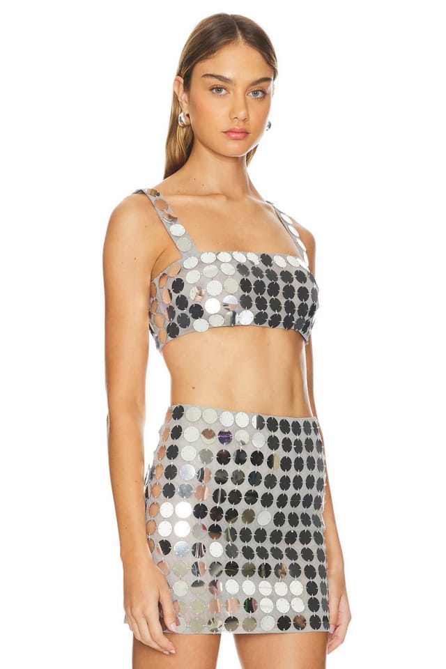 revolve Gilles Sequin Crop Top - 2