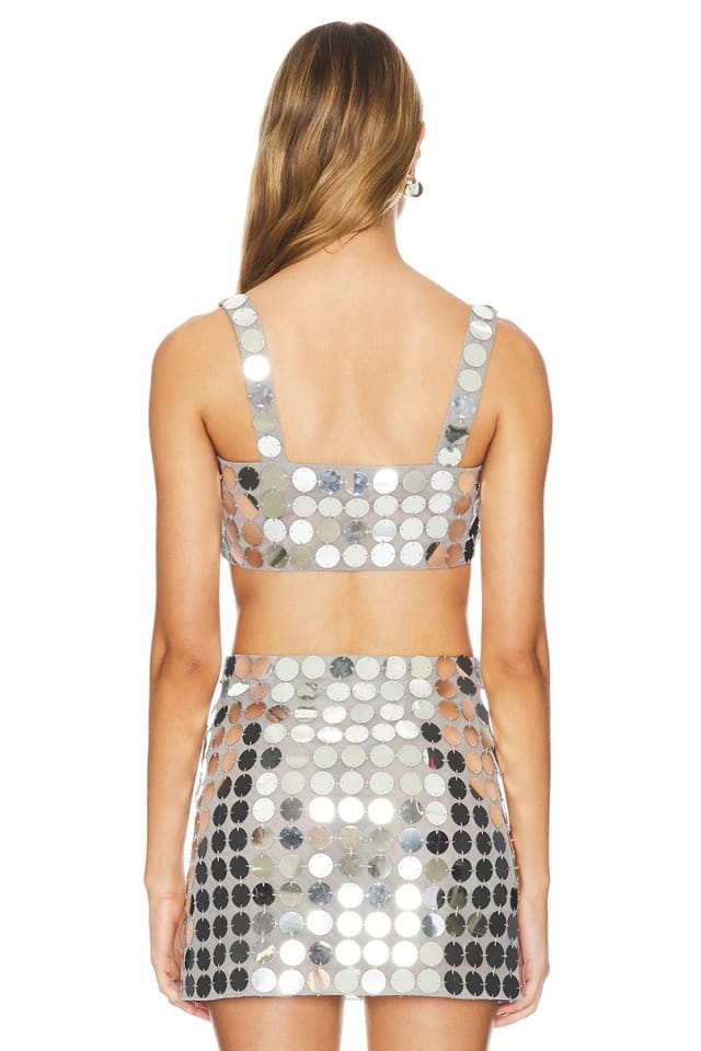 revolve Gilles Sequin Crop Top - 3