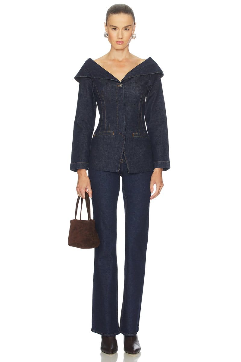 revolve Denim Blazer - 4