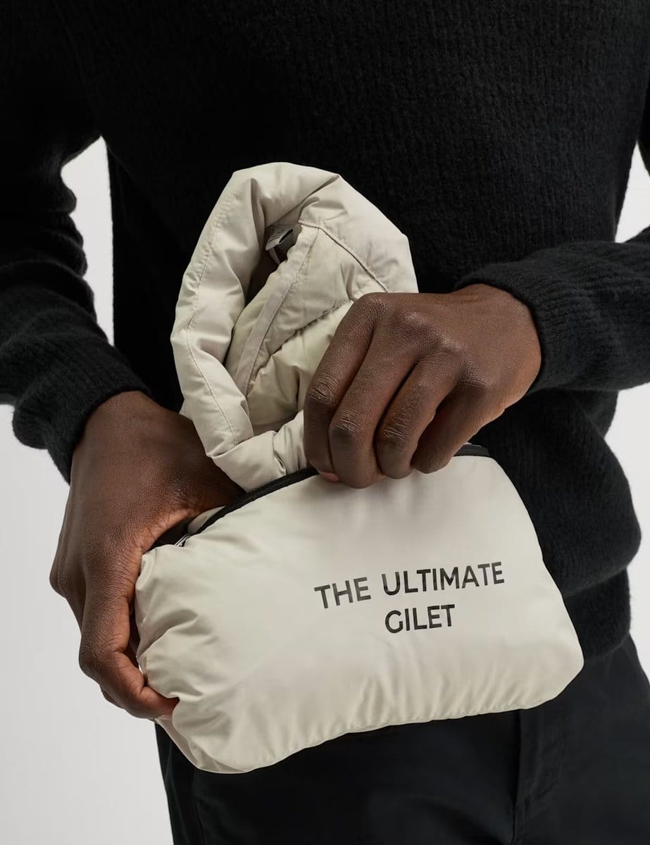 Marks & Spencer M&S Feather and Down Padded Lightweight Gilet Black - 4