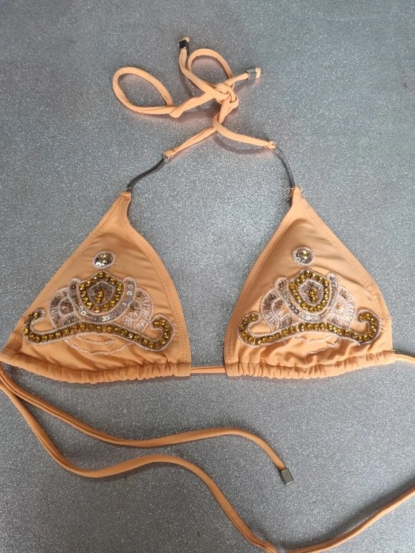 River Island River Island Embellished Bikini Top – Size 12 - 2