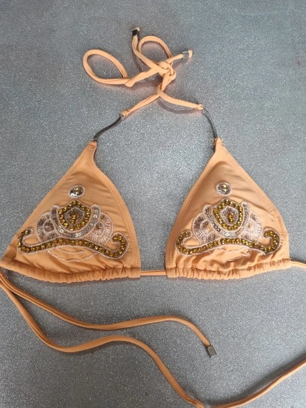 River Island River Island Embellished Bikini Top – Size 12 - 2