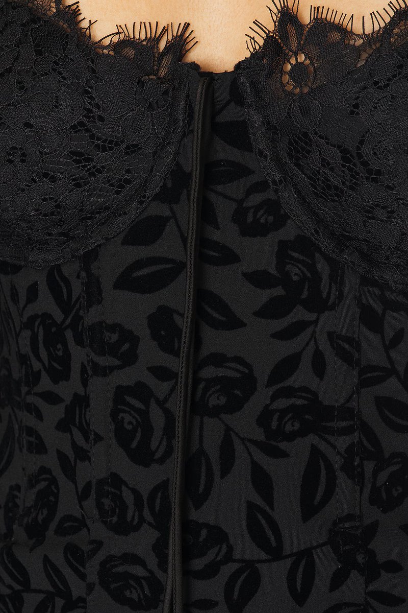 revolve Midnight Velvet Mini Dress - 4