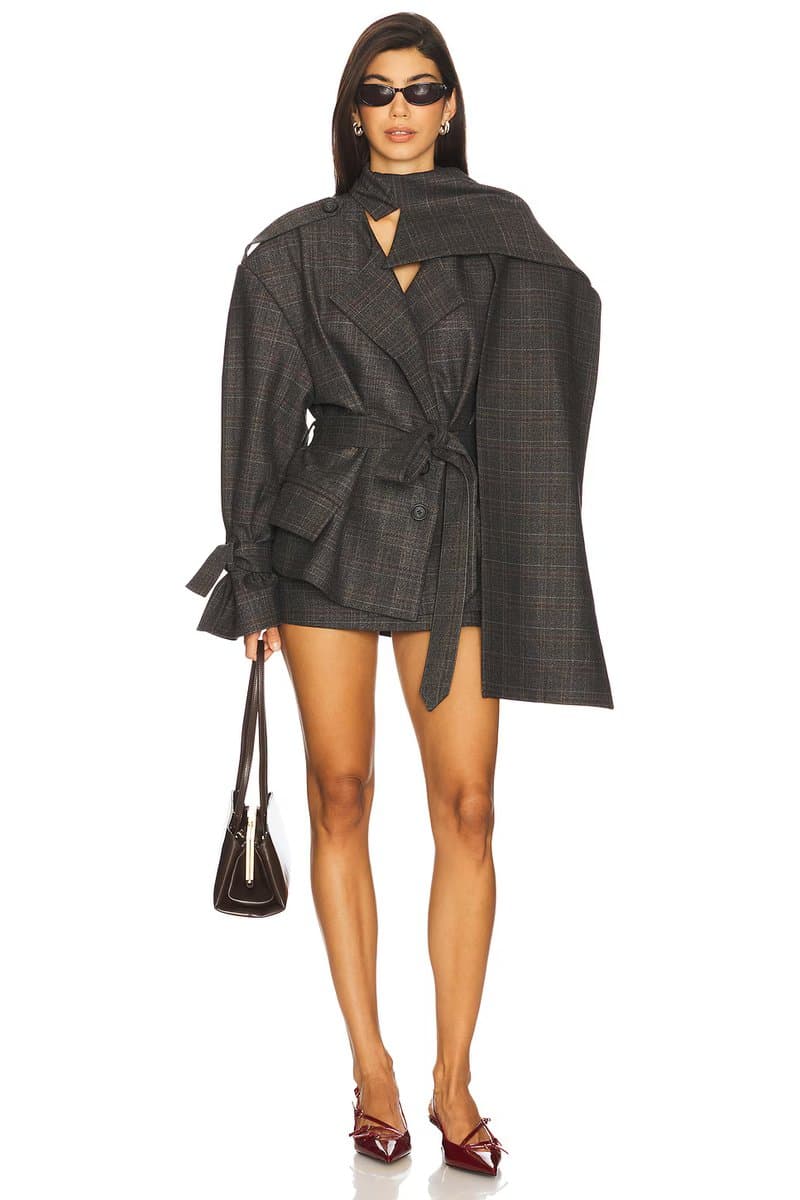 revolve Cape Detailed Jacket