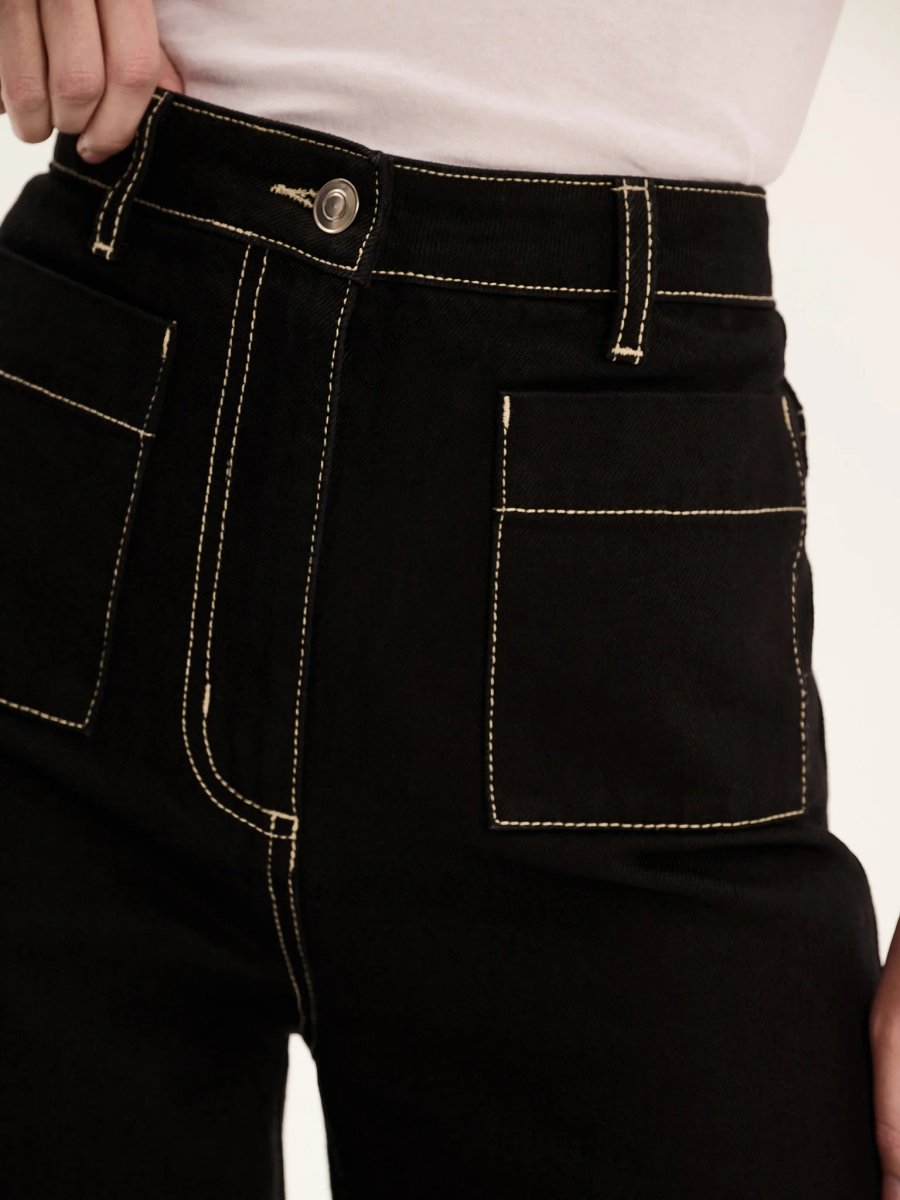 OMNES Orielle Jean in Black - 4