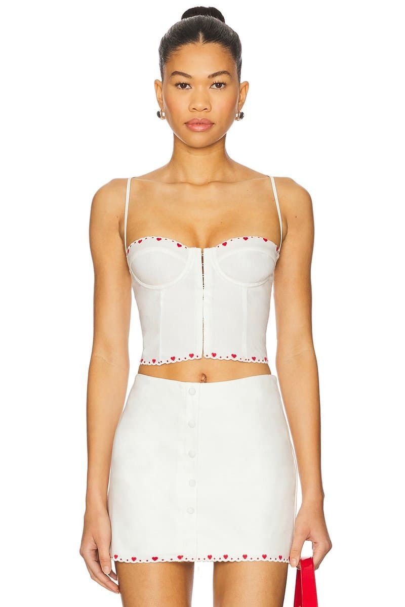 revolve Revolve Anita Corset Top in Ivory